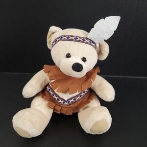 Wishpets 2004 Chandrak Native American Indian Teddy Bear 5" 41201